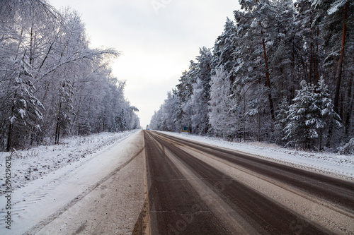 Winter road. © Elena Blokhina