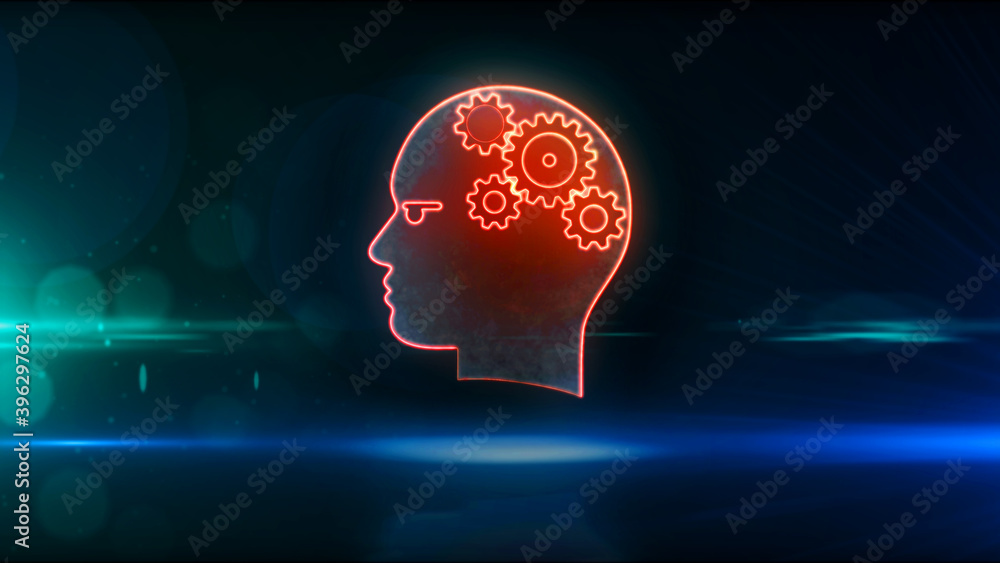 Obraz premium Artificial intelligence abstract 3d illustration