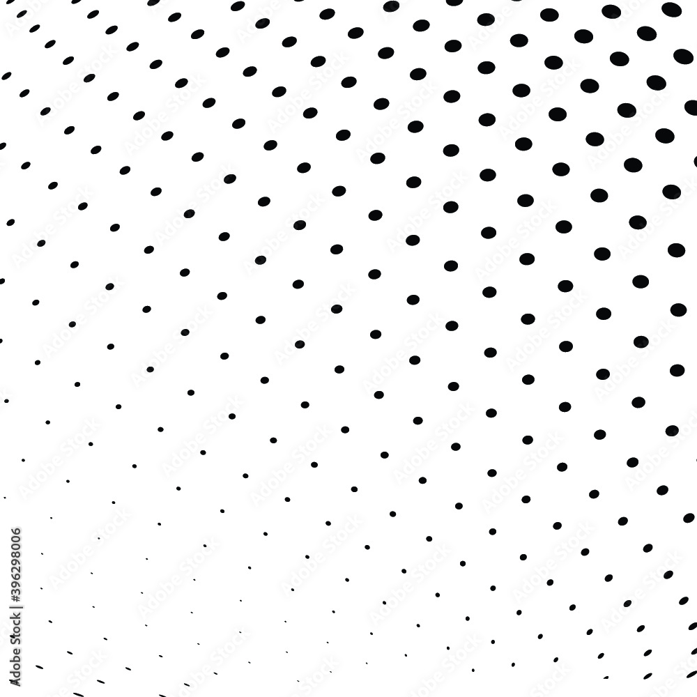 Grunge halftone dots vector texture background. Pixel