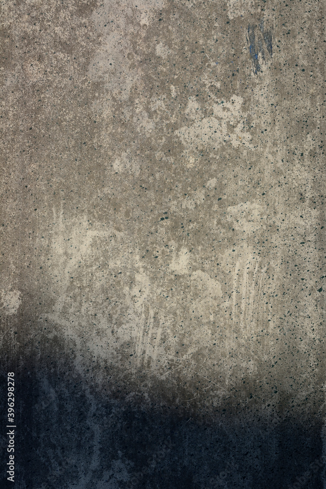 Abstract texture of dirty gray concrete wall background.