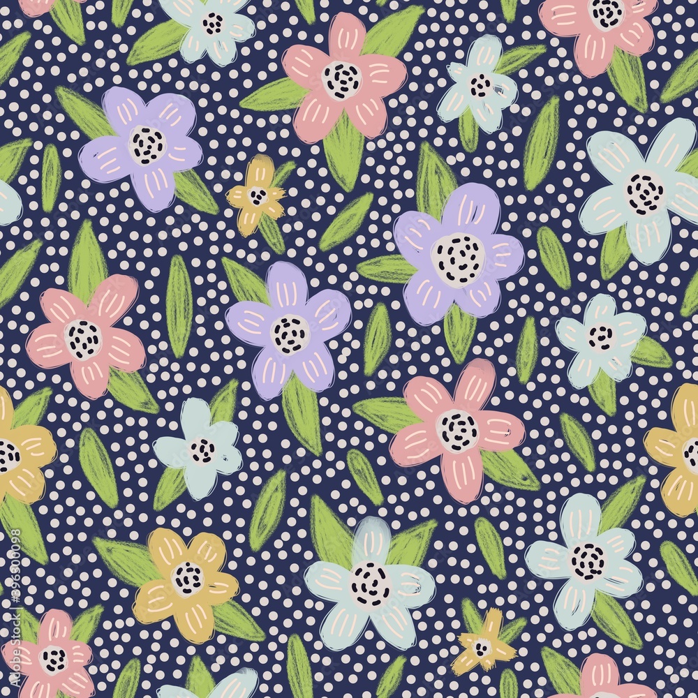 seamless pattern with flowers seamless pattern with flowers