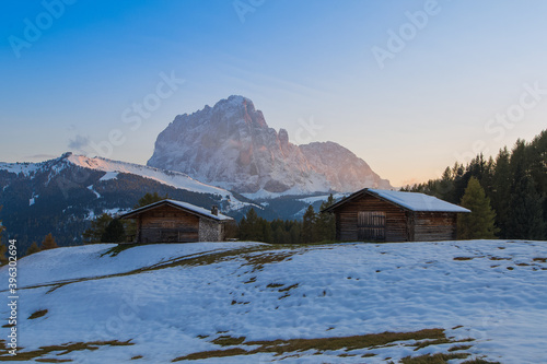 The sunset in the Dolomites © teomagni
