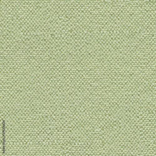 Fresh light olive fabric background. Seamless square texture.