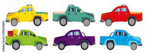 Abstract cars icon for boy. Childish style wheel auto Illustration. sportcar design for kids