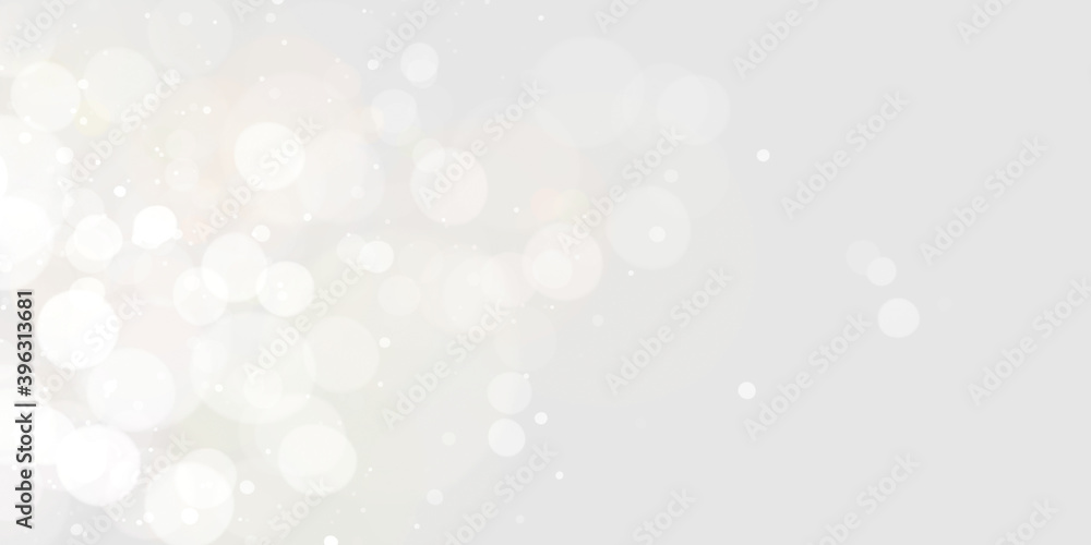Snow flakes and white bokeh On a white background 3d illustration Snow flakes and white bokeh On a white background 3d illustration