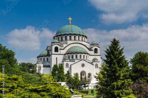 Church of Saint Sava, a Serbian Orthodox church located in Belgrade, Serbia