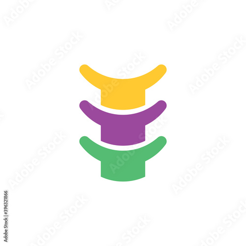 spine icon logo design element vector design
