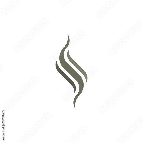 vaping smoke logo icon vector symbol element