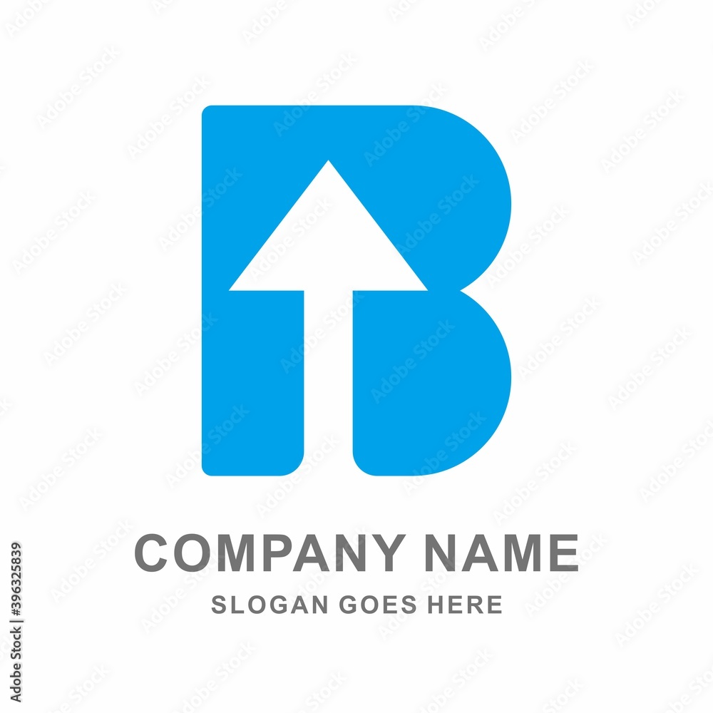 Monogram Letter B Arrow Business Company Stock Vector Logo Design Template Monogram Letter B Arrow Business Company Stock Vector Logo Design Template