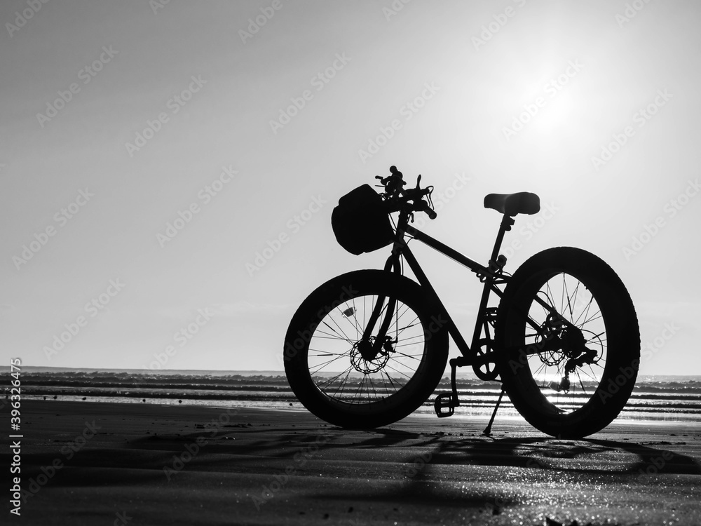 Obraz premium bicycle on the beach