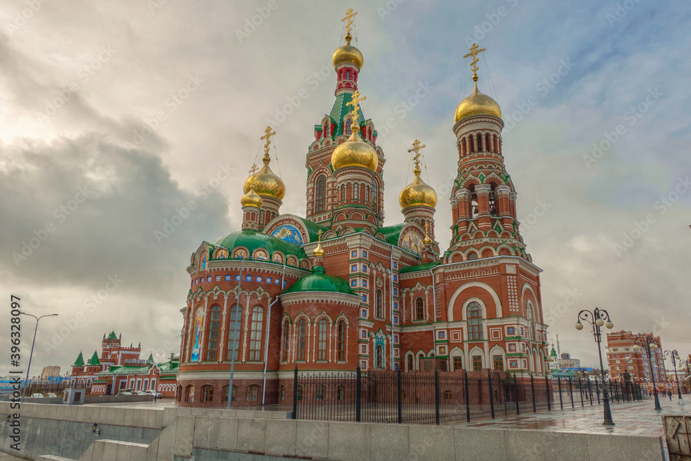 Orthodox cathedral in Yoshkar-Ola, Russia