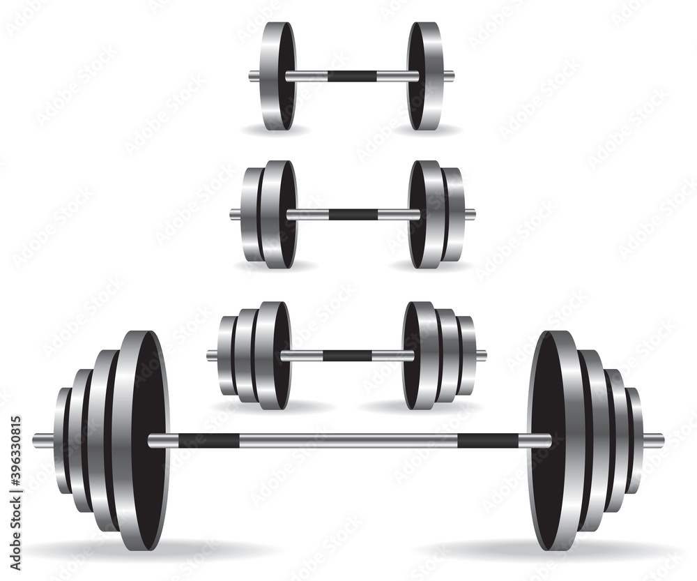 Weights collection illustration Weights collection illustration