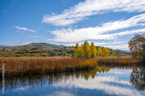 Beautiful view of lake and mountains