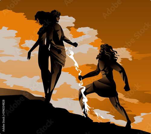 symposium plato tale myth about love with the androgynous creature split by zeus ray