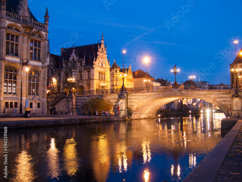 quai aux herbes, gand, belgium