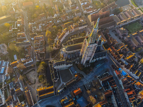 Bruges by drone