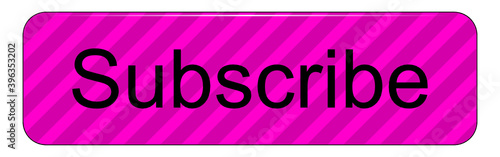 Subscribe Button on white background - illustration