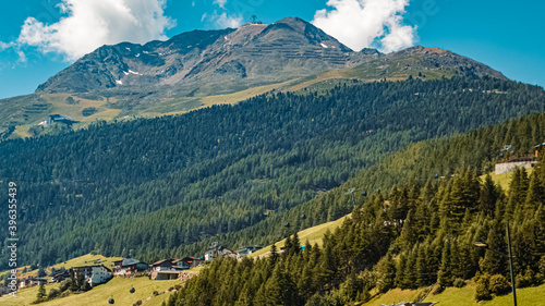Beautiful alpine summer view at Soelden, Oetztal, Tyrol, Austria