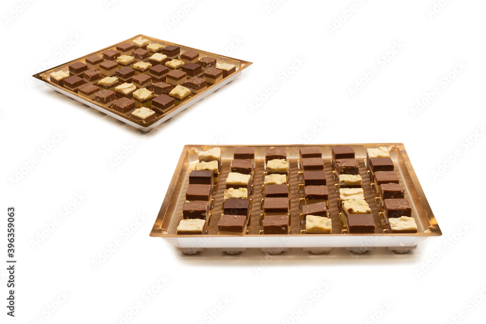 Chocolate candy isolated on white background. Chocolate candy isolated on white background.