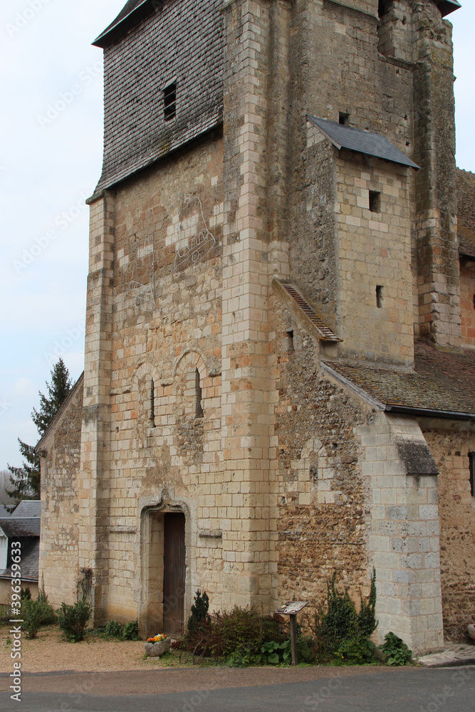 saint-genest church in lavardin (france)