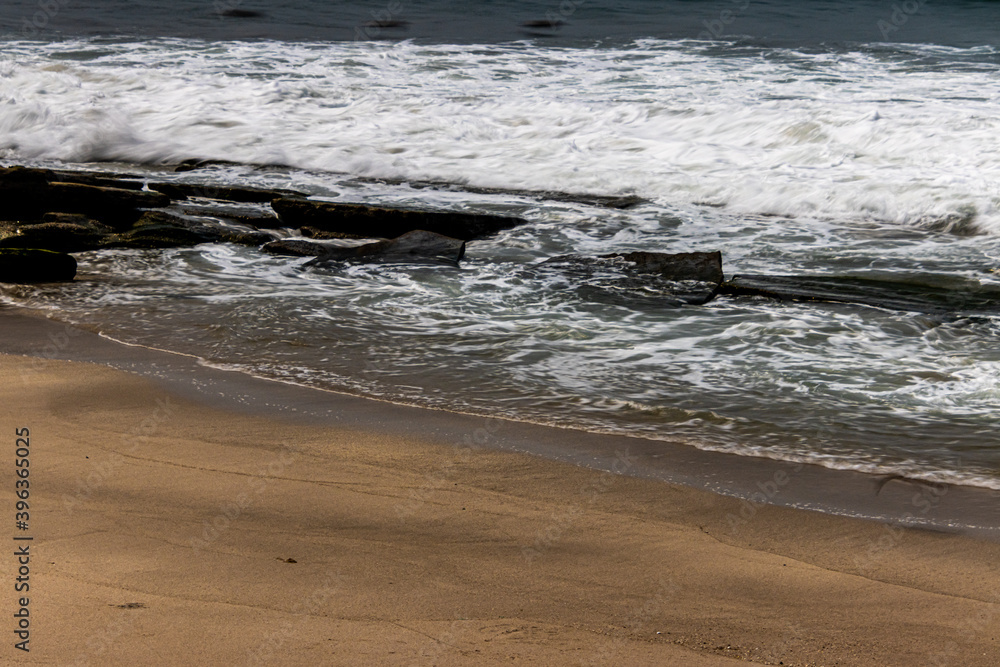 Fototapeta premium beach rocks sea