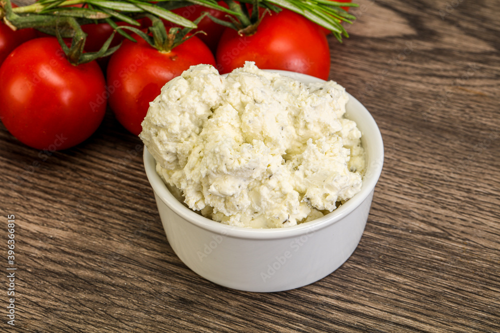 Soft cream cheese with herbs Soft cream cheese with herbs