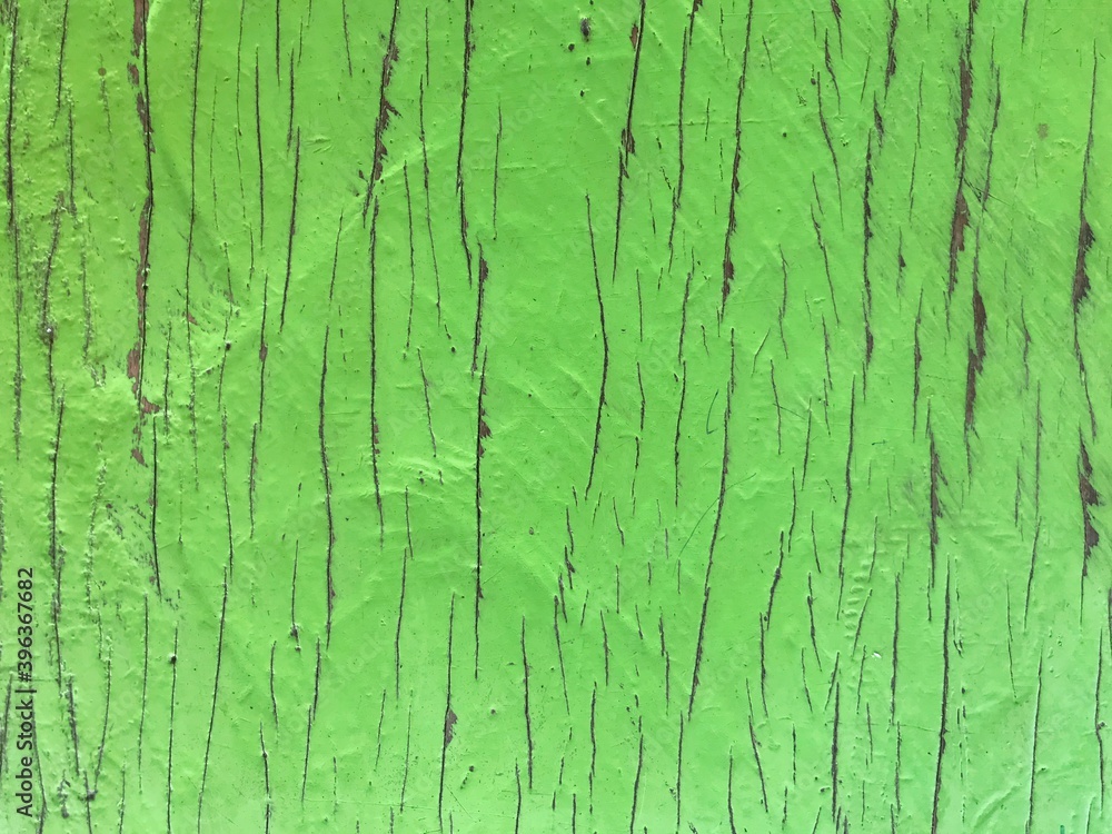 Obraz premium green paint on wood