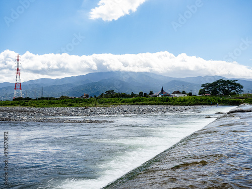 Mesmerizing shot of Sakawa river in Matsuda, Kanagawa, Japan photo