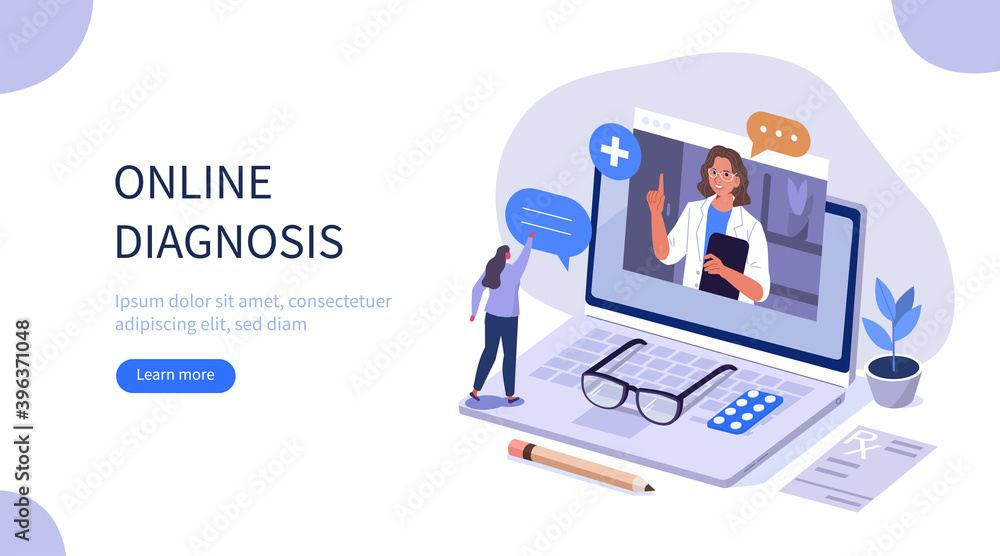 Woman Chatting Online on Medical Internet Portal. Patient having Online Consultation with Doctor. Modern Health Care Services and Online Telemedicine Concept. Flat Isometric Vector Illustration.
Woman Chatting Online on Medical Internet Portal. Patient having Online Consultation with Doctor. Modern Health Care Services and Online Telemedicine Concept. Flat Isometric Vector Illustration.