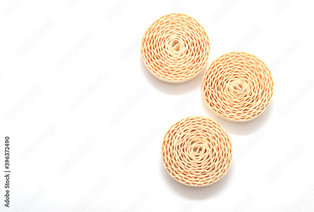 Shape round of quilling papers Shape round of quilling papers