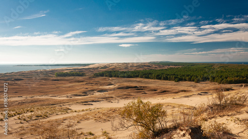 sand dunes on the curonian spit lithuania