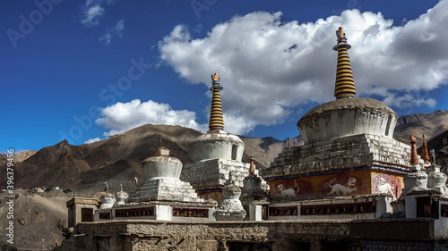 Lamayuru is one of the earliest monasteries of Ladakh, in the valley of the upper Indus photo