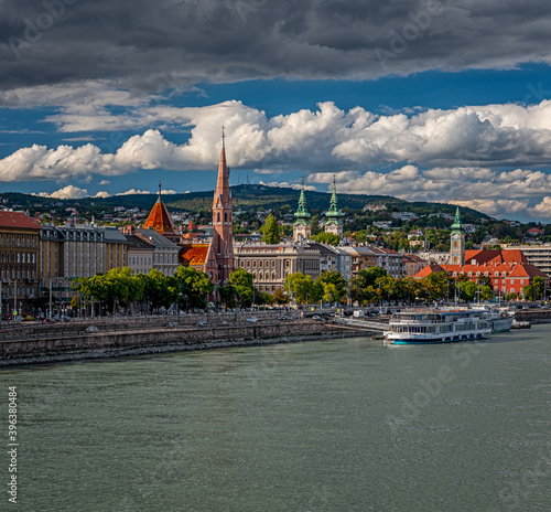 View on the houses of Budapest