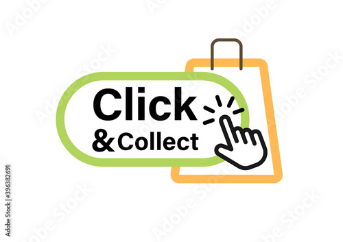 Click and collect text banner