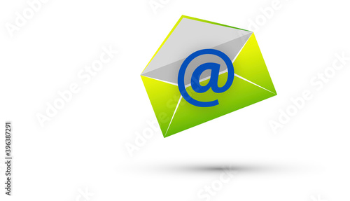 icona, busta da lettera, sms, messaggio, nuovo messaggio