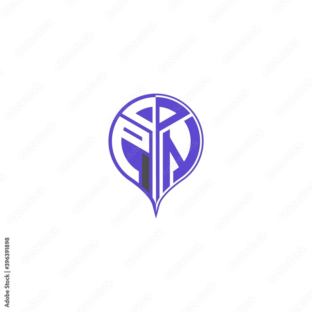 initial letter P N Modern and unique location design initial letter P N Modern and unique location design