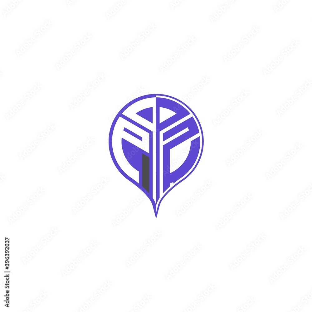 initial letter P Z Modern and unique location design initial letter P Z Modern and unique location design