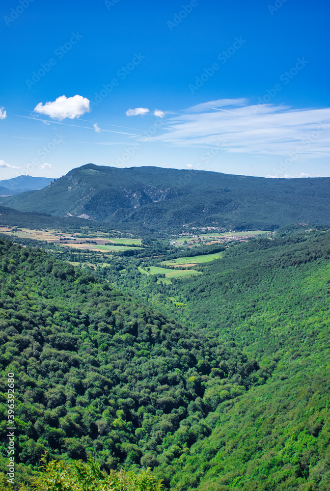 The Urbasa and Andia natural park in Navarra