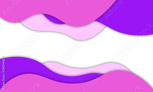 Abstract pink and purple in paper style background.