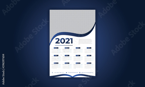 2021 Calendar Design Template