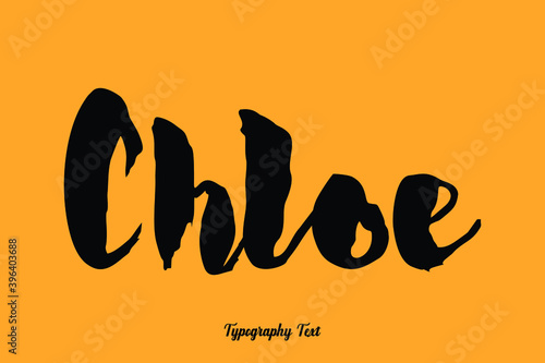 Handwritten Bold Font Typography Text Food Quote
on Yellow Background