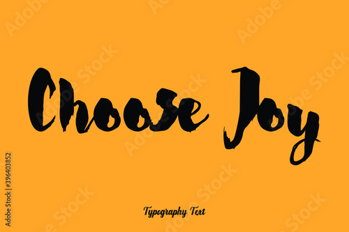 Handwritten Bold Font Typography Text Food Quote
on Yellow Background