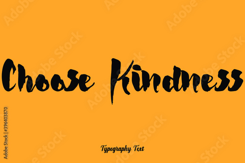 Handwritten Bold Font Typography Text Food Quote
on Yellow Background