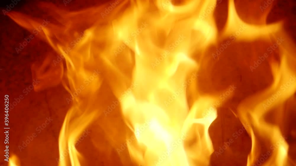 Detail of burning flames in fireplace in Slow Motion HD VIDEO. Natural fire filling full frame of screen. Quarter speed. Close-up. Detail of burning flames in fireplace in Slow Motion HD VIDEO. Natural fire filling full frame of screen. Quarter speed. Close-up.