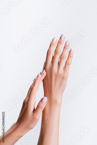 cropped view of female hands isolated on white, stock image © LIGHTFIELD STUDIOS