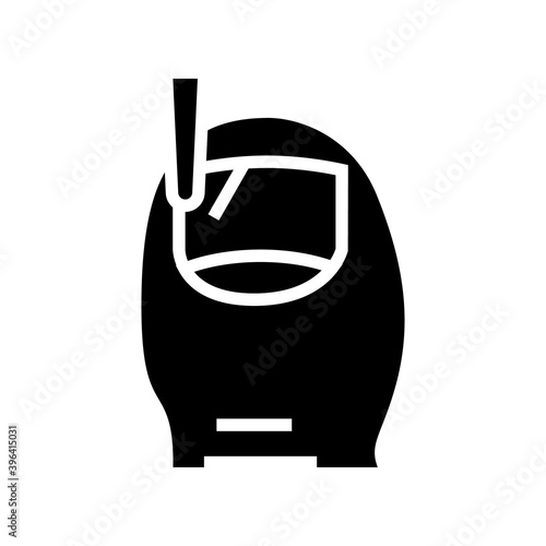 surgical intervention medical therapy glyph icon vector. surgical intervention medical therapy sign. isolated contour symbol black illustration