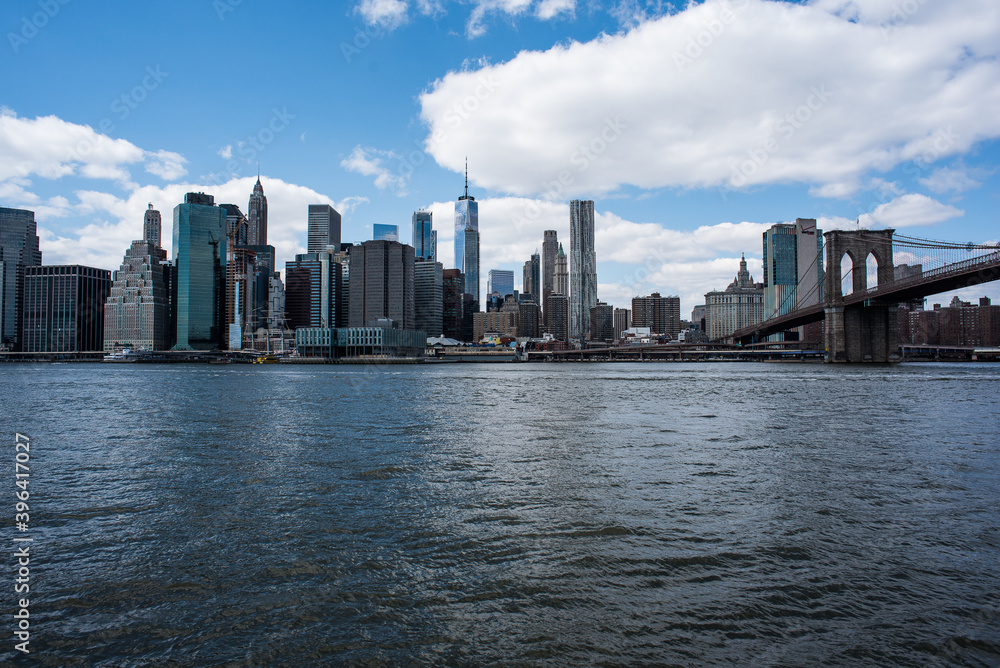 Fototapeta premium City skyline, New York City, USA