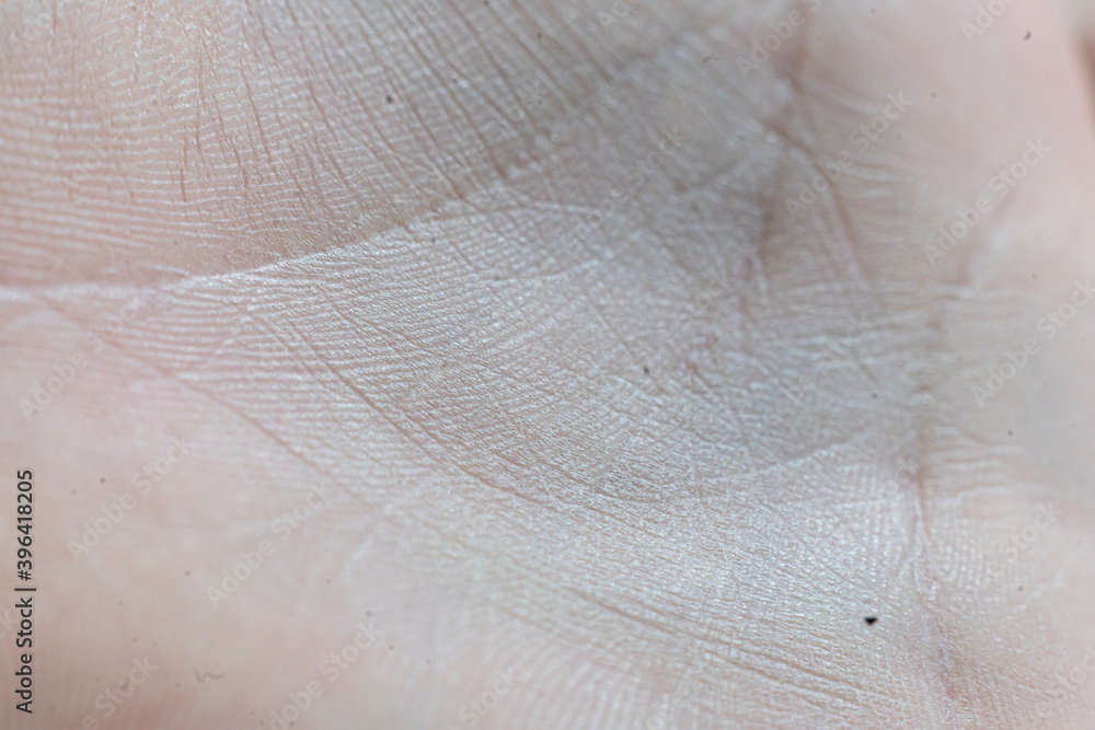 Fototapeta premium close up macro texture of the human caucasian skin