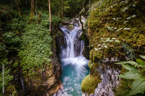 Beautiful green Water hurst of Sunik in Slovenia