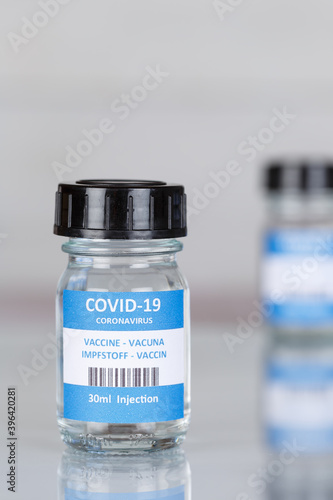 Coronavirus Vaccine bottle Corona Virus COVID-19 Covid vaccines copyspace copy space portrait format
